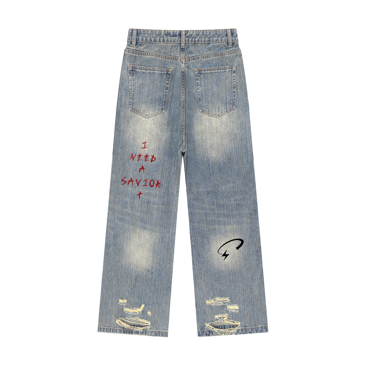 I NEED A SAVIOR DENIM