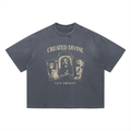 Live Broken Oversized Distressed Tee